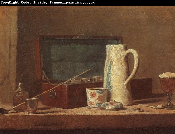 Jean Baptiste Simeon Chardin Pipes and Drinking Pitcher